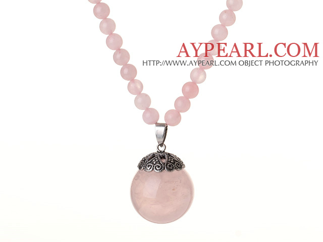 2014 Όμορφη Long Style Γύρου Rose χαλαζία χάντρες κολιέ κρεμαστό κόσμημα με Ρυθμιζόμενη String
