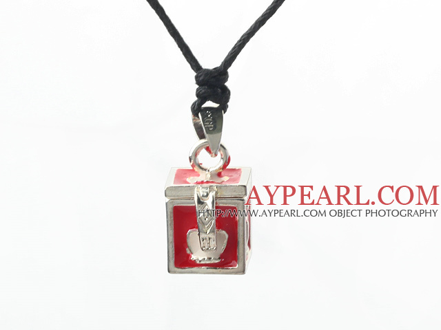 make a wish box necklace with lobster clasp
