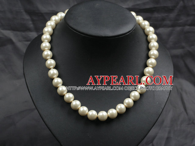 12mm Fildes Color Round de sticla Pearl margele colier cravată Bijuterii