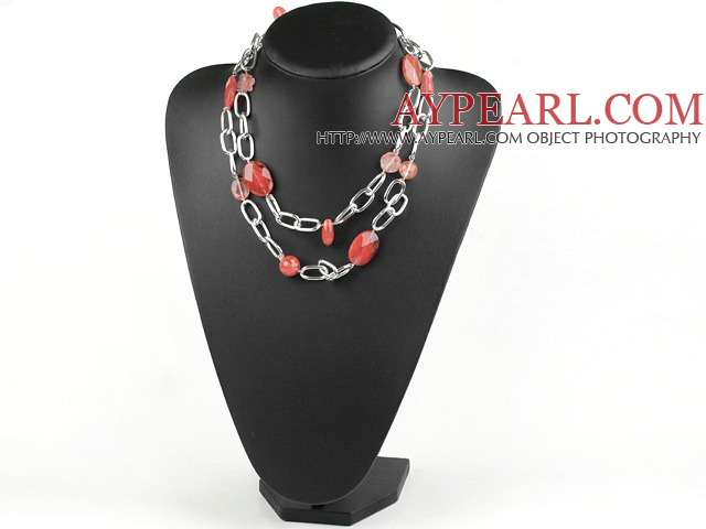 collier en cristal de la cerise