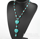 blood stone turquoise necklace