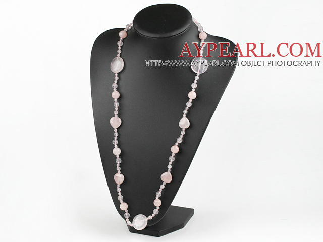 Collier quartz rose