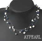 Pearl Crystal Necklace