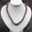 perles de jaspe rouge Collier avec fermoir clair de lune