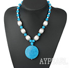 collier de porcelaine cyanite