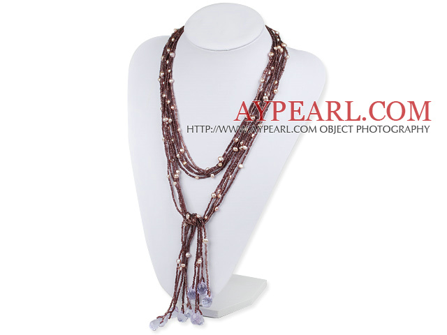 Pearl Crystal Necklace