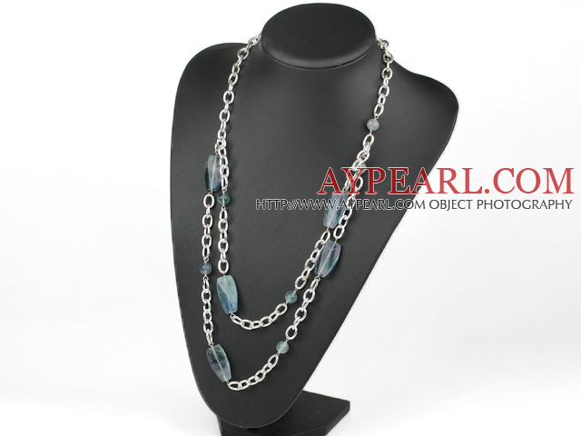 double strand crimson night stone necklace