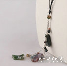 Indiens collier agate avec la chaîne extensible