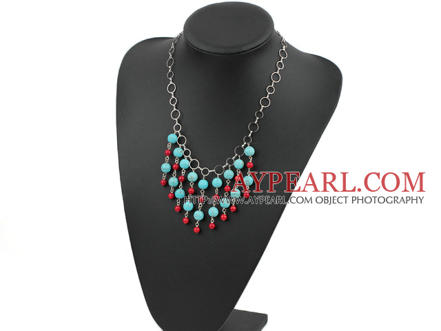 coralliens turquoise necklace Collier turquoise