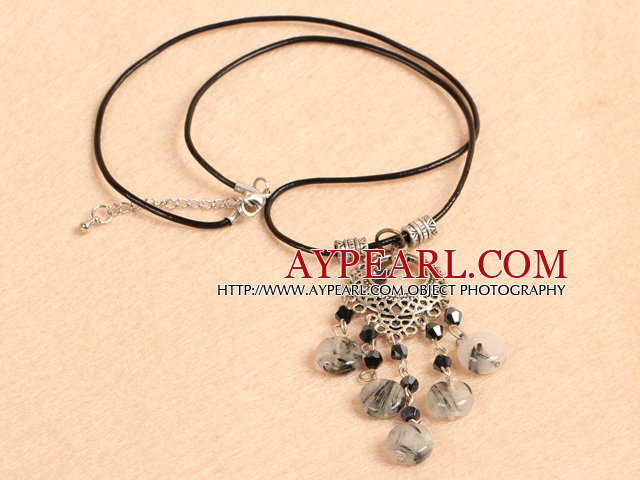 Assorted Vit Coin Pearl och White Sea Shell Långt Style Halsband