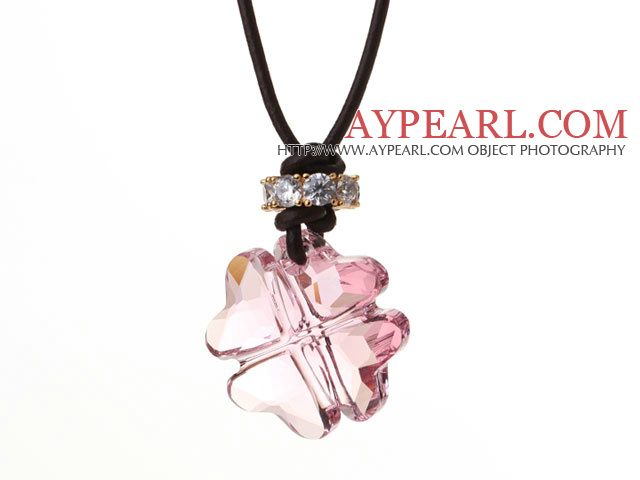 multi tråd hvit perle kirsebær quartze halskjede