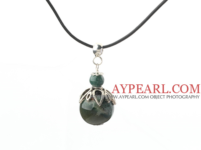 Classic Design indiens Pendentif Collier en agate avec la chaîne réglable