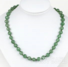 Classic Design 10mm Round Faceted Aventurine Beaded Necklace