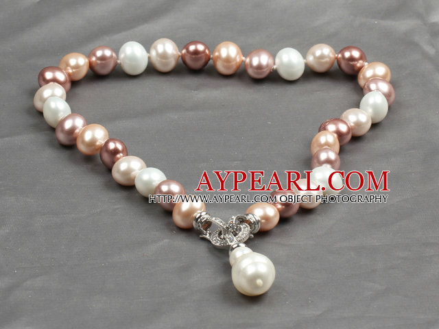 New Design Multi Strand Multi Color Rebirth Pearl Necklace