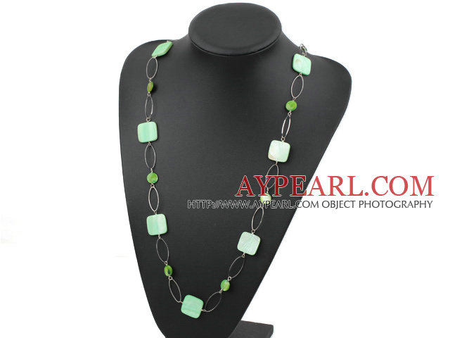 ewerly green shell necklace κόσμημα κολιέ πράσινο κέλυφος