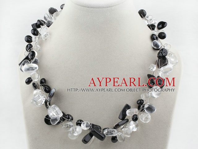 Crystal Clear et Collier Cristal Noir