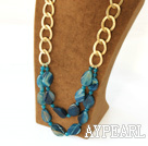 e mit golden color metal chain goldene Farbe Metallkette