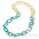 stil blue agate necklace blå agat halsband