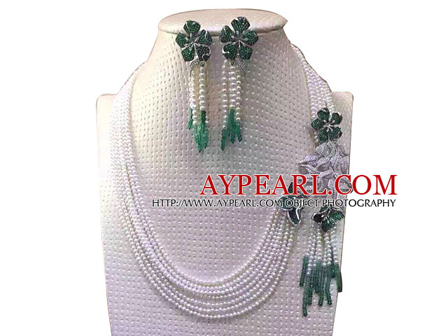 Nouveau design indien Agate et collier cristal avec chaîne en métal