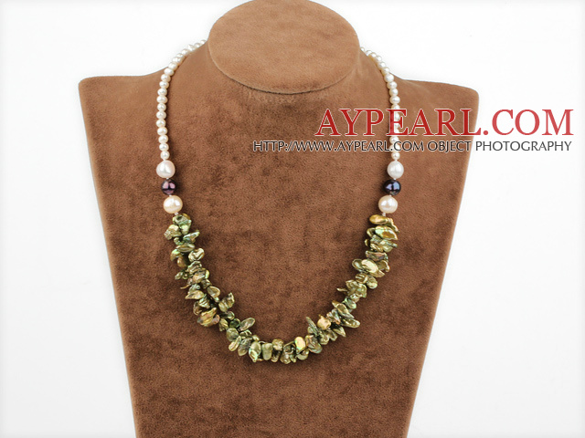 17 inches renewable pearl necklace with lobster clasp