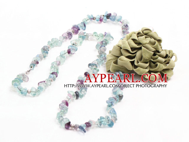 heart colored glaze neckalce with ribbon extendable chain