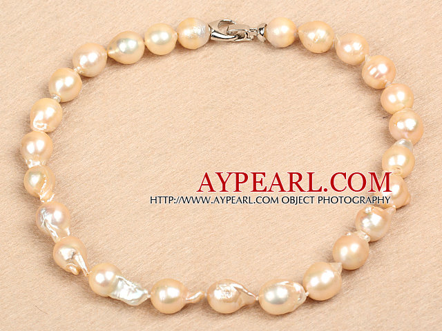 Klassisk stil Natur A Grade rosa Nuclear Pearl Party Halsband