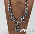 s perle teints et shell necklace collier