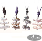 17,5 pouces collier agate