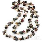 ong style necklace tourmaline lång stil halsband