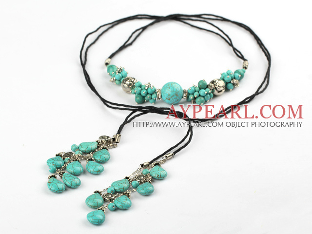 turquoise necklace turkos halsband