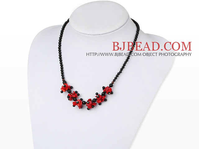 ecklace with lobster κοραλλιογενών κολιέ με αστακό clasp καρφίτσα