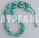 Collier turquoise burst avec fermoir