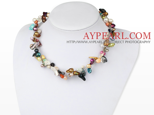 collier de perles de mode