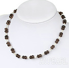 pearl crystal necklace