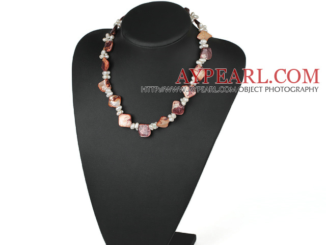 shell collier de perles