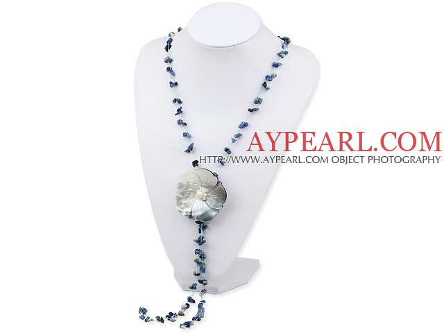 collier de coquillages Sodalite