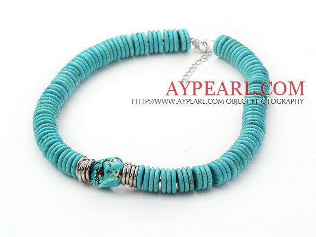 Breciated jaspis halsband