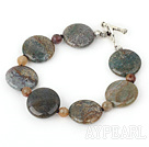 7 inches India gate bracelet with toggle clasp