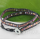 15.0 inches spakle manmade crystal wrap bracelet