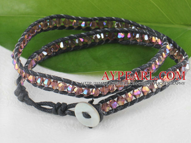 15.0 inches spakle manmade crystal wrap bracelet