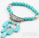 Bracelet élastique Ronde Bracelet Turquoise