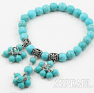 New Design Turquoise Beaded Elastic Bracelet