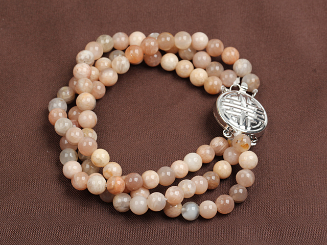 Fashion Drei Strand Sonnenstein-Korn-Armband