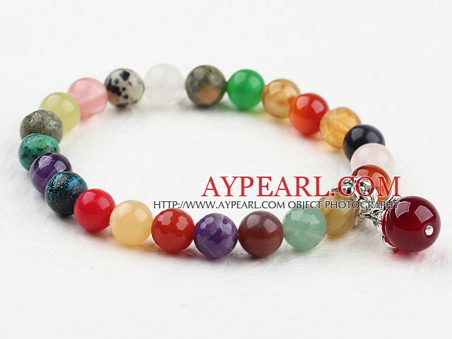 Assortiment Multi Color multi Bracelet extensible Pierre