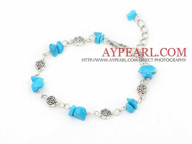 turquoise with lobster clasp avec mousqueton