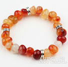 Design clasic Natural Color Agate Elastic brăţară brăţară