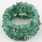 Long Style Aventurine Chips Wrap Bangle Bracelet