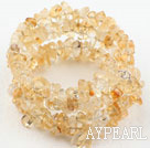 Longue Style de Citrine Bracelet Chips Wrap