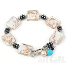 m glaze bracelet with toggle clasp Glasur Armband mit Knebelverschluss