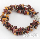 lles agate Silver Strand bracelet bracelet